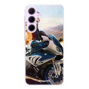 Odolné silikónové puzdro iSaprio - Motorcycle 10 - Samsung Galaxy A55 5G
