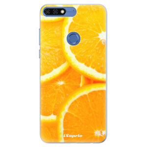 Silikónové puzdro iSaprio - Orange 10 - Huawei Honor 7C