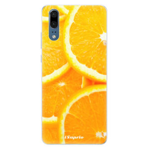 Silikónové puzdro iSaprio - Orange 10 - Huawei P20