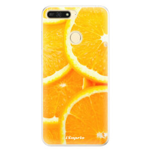 Silikónové puzdro iSaprio - Orange 10 - Huawei Honor 7A