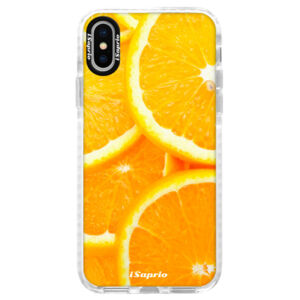 Silikónové púzdro Bumper iSaprio - Orange 10 - iPhone X