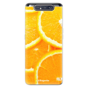 Odolné silikónové puzdro iSaprio - Orange 10 - Samsung Galaxy A80