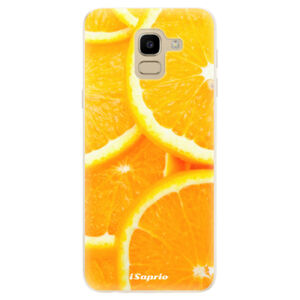 Odolné silikónové puzdro iSaprio - Orange 10 - Samsung Galaxy J6