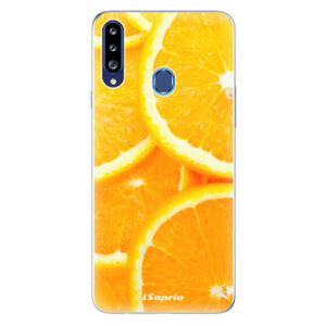 Odolné silikónové puzdro iSaprio - Orange 10 - Samsung Galaxy A20s