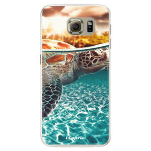 Silikónové puzdro iSaprio - Turtle 01 - Samsung Galaxy S6 Edge