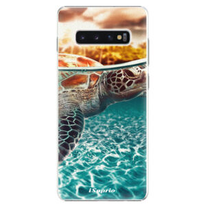 Plastové puzdro iSaprio - Turtle 01 - Samsung Galaxy S10+