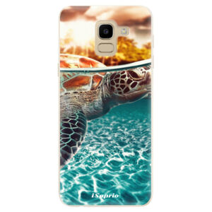 Odolné silikónové puzdro iSaprio - Turtle 01 - Samsung Galaxy J6