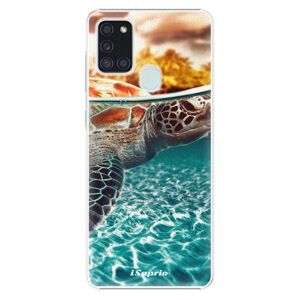 Plastové puzdro iSaprio - Turtle 01 - Samsung Galaxy A21s