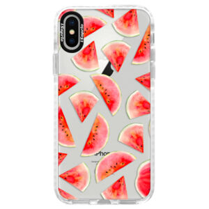 Silikónové púzdro Bumper iSaprio - Melon Pattern 02 - iPhone X