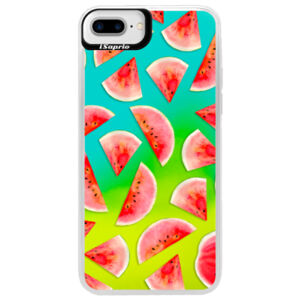 Neónové puzdro Blue iSaprio - Melon Pattern 02 - iPhone 7 Plus