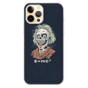 Odolné silikónové puzdro iSaprio - Einstein 01 - iPhone 12 Pro Max