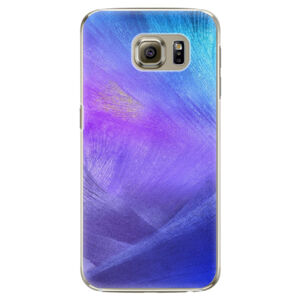 Plastové puzdro iSaprio - Purple Feathers - Samsung Galaxy S6