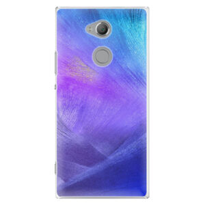 Plastové puzdro iSaprio - Purple Feathers - Sony Xperia XA2 Ultra