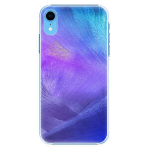 Plastové puzdro iSaprio - Purple Feathers - iPhone XR