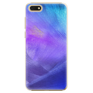 Plastové puzdro iSaprio - Purple Feathers - Huawei Honor 7S