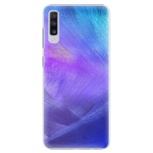Plastové puzdro iSaprio - Purple Feathers - Samsung Galaxy A70