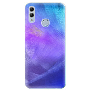 Odolné silikonové pouzdro iSaprio - Purple Feathers - Huawei Honor 10 Lite
