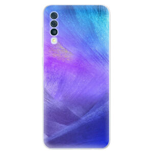Odolné silikónové puzdro iSaprio - Purple Feathers - Samsung Galaxy A50