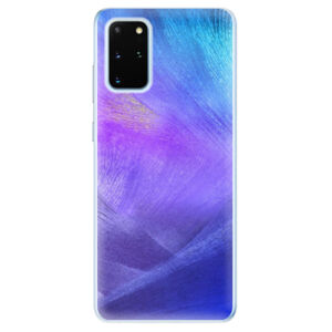 Odolné silikónové puzdro iSaprio - Purple Feathers - Samsung Galaxy S20+