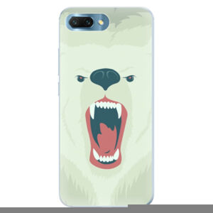 Silikónové puzdro iSaprio - Angry Bear - Huawei Honor 10
