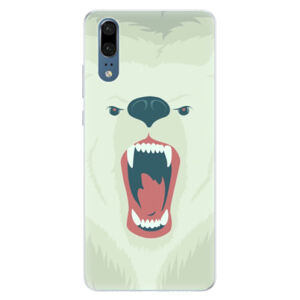 Silikónové puzdro iSaprio - Angry Bear - Huawei P20