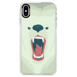 Silikónové púzdro Bumper iSaprio - Angry Bear - iPhone XS Max