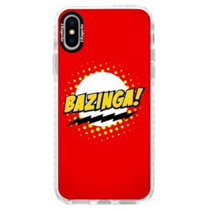 Silikónové púzdro Bumper iSaprio - Bazinga 01 - iPhone X