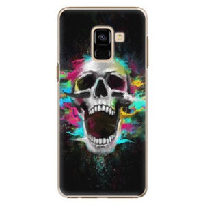 Plastové puzdro iSaprio - Skull in Colors - Samsung Galaxy A8 2018