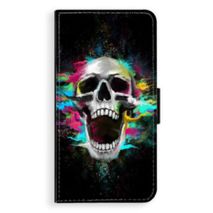 Flipové puzdro iSaprio - Skull in Colors - Sony Xperia XZ
