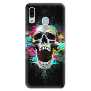 Silikónové puzdro iSaprio - Skull in Colors - Samsung Galaxy A30