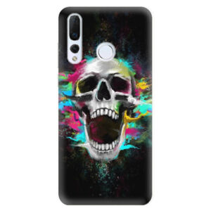 Odolné silikonové pouzdro iSaprio - Skull in Colors - Huawei Nova 4