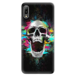 Odolné silikonové pouzdro iSaprio - Skull in Colors - Huawei Y6 2019