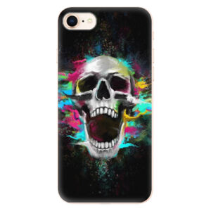 Odolné silikónové puzdro iSaprio - Skull in Colors - iPhone 8