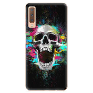 Odolné silikónové puzdro iSaprio - Skull in Colors - Samsung Galaxy A7 (2018)