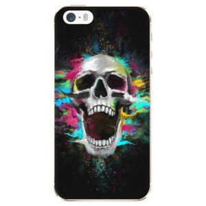 Odolné silikónové puzdro iSaprio - Skull in Colors - iPhone 5/5S/SE