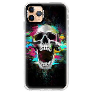 Silikónové puzdro Bumper iSaprio - Skull in Colors - iPhone 11 Pro Max