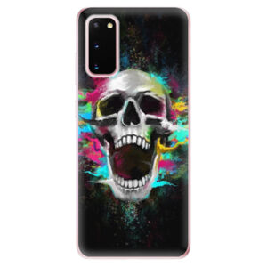 Odolné silikónové puzdro iSaprio - Skull in Colors - Samsung Galaxy S20