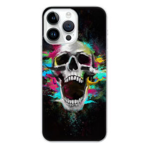 Odolné silikónové puzdro iSaprio - Skull in Colors - iPhone 15 Pro Max