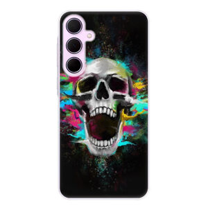 Odolné silikónové puzdro iSaprio - Skull in Colors - Samsung Galaxy A35 5G