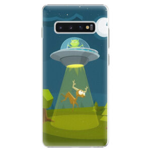 Plastové puzdro iSaprio - Alien 01 - Samsung Galaxy S10+