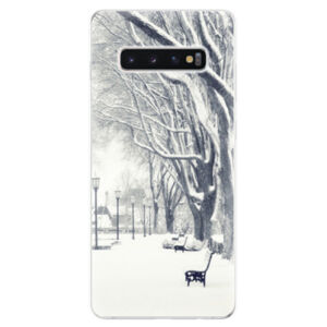 Odolné silikonové pouzdro iSaprio - Snow Park - Samsung Galaxy S10+