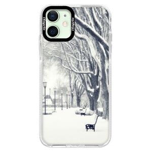 Silikónové puzdro Bumper iSaprio - Snow Park - iPhone 12
