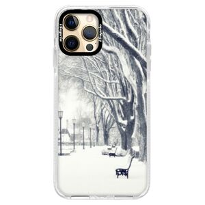 Silikónové puzdro Bumper iSaprio - Snow Park - iPhone 12 Pro