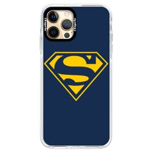 Silikónové puzdro Bumper iSaprio - Superman 03 - iPhone 12 Pro