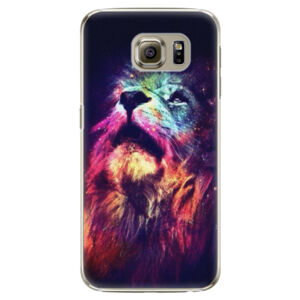 Plastové puzdro iSaprio - Lion in Colors - Samsung Galaxy S6 Edge