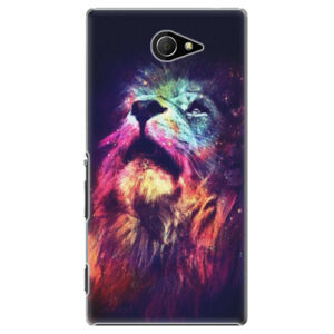 Plastové puzdro iSaprio - Lion in Colors - Sony Xperia M2