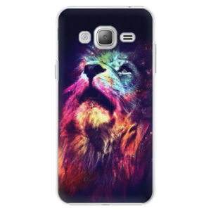Plastové puzdro iSaprio - Lion in Colors - Samsung Galaxy J3