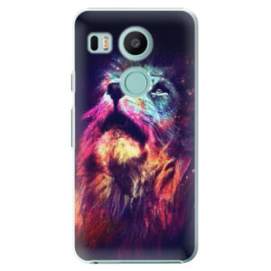 Plastové puzdro iSaprio - Lion in Colors - LG Nexus 5X