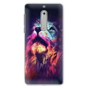 Plastové puzdro iSaprio - Lion in Colors - Nokia 5