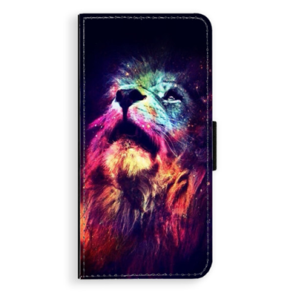 Flipové puzdro iSaprio - Lion in Colors - Huawei Ascend P8
